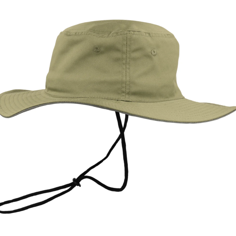 Bushy Floppy Hat 
65% Polyester and 35% Cotton
Drawcord
Sizes : S/M (57cm-58cm) L/XL (59cm-60cm)

AVAILABLE NON BRANDED AND BRANDED.  CONTACT US FOR A QUOTE