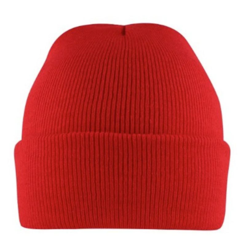 Cuffed Knitted Beanie
100% Acrylic Knit

AVAILABLE NON BRANDED AND BRANDED.  CONTACT US FOR A QUOTE