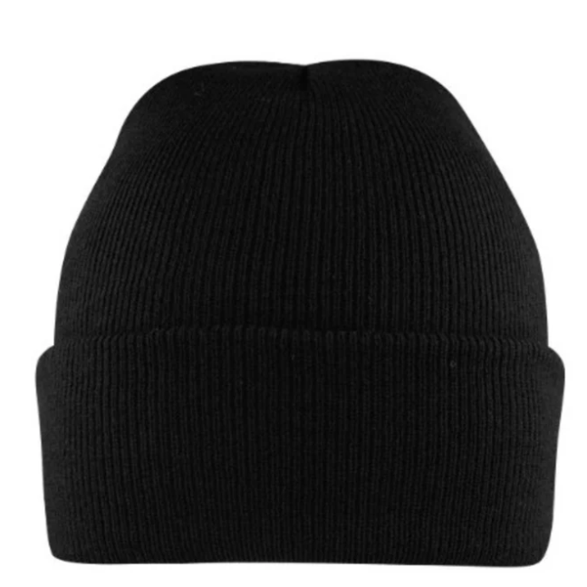 Cuffed Knitted Beanie
100% Acrylic Knit

AVAILABLE NON BRANDED AND BRANDED.  CONTACT US FOR A QUOTE